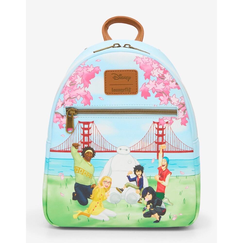 Loungefly Disney Big Hero 6 Group mini Backpack NWT